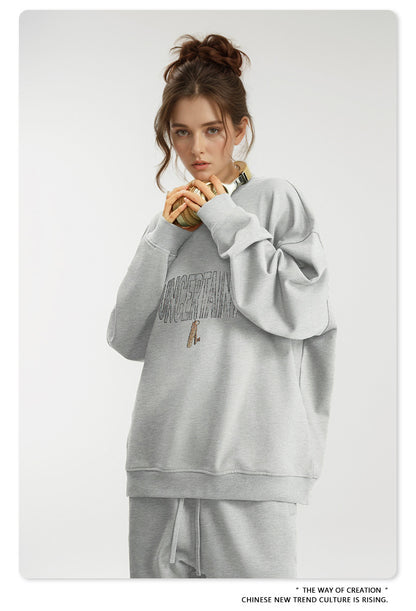 Oversize Round Neck Sweatshirt WN9939