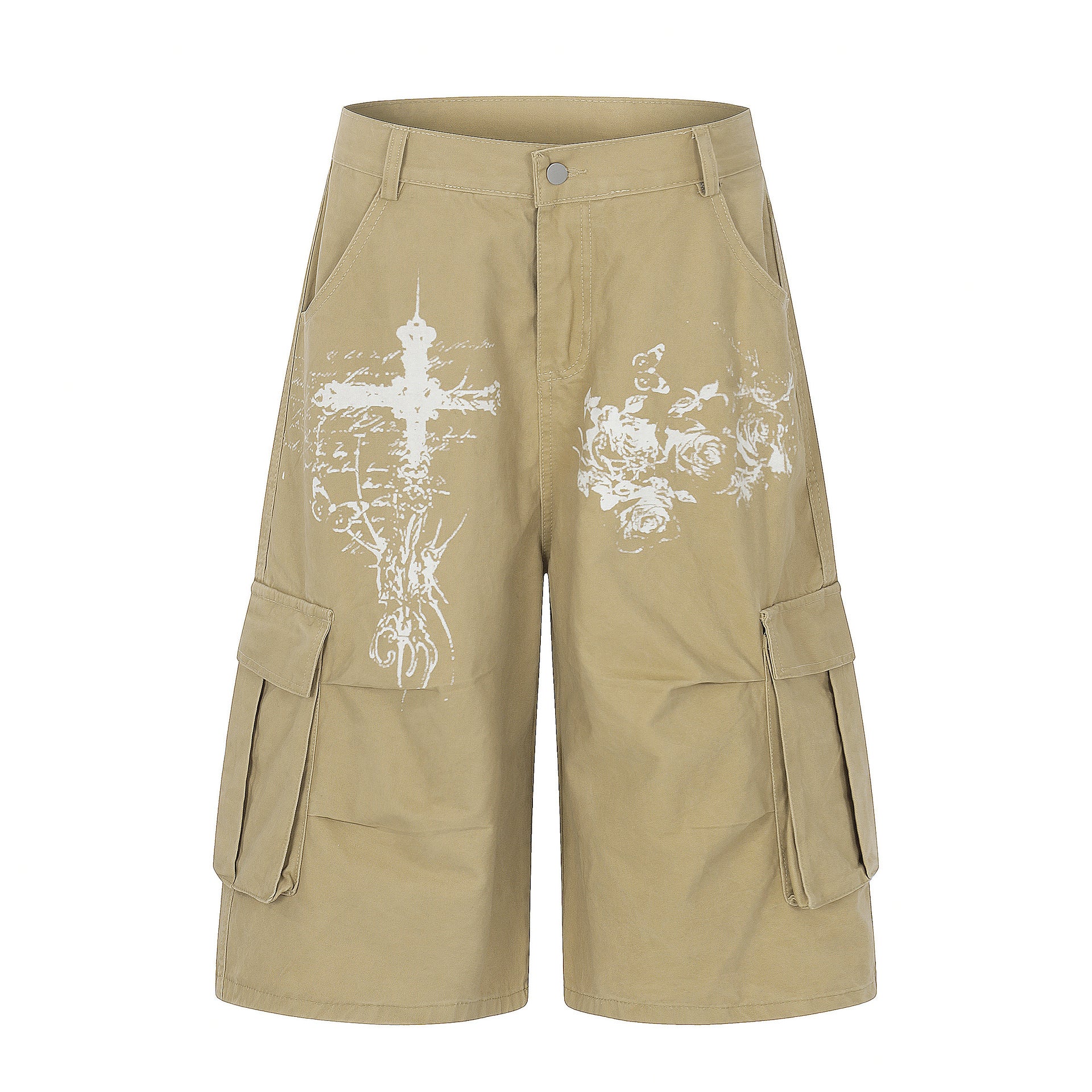 パンツ D&G cargo half pants Washed Wide Leg Cargo Half Pants WN25647 – WONDER NOAH