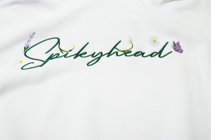 Floral Embroidery Oversize Hoodie WN11424