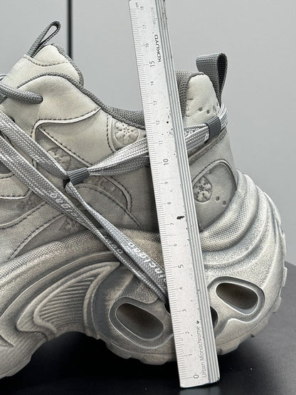 Metallic Rope Lace Chunky Sole Sneakers WN24639