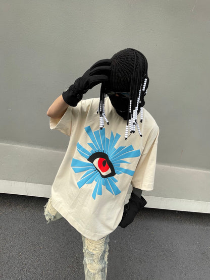 Graphic Print Oversize Short Sleeve T-Shirt WN24194