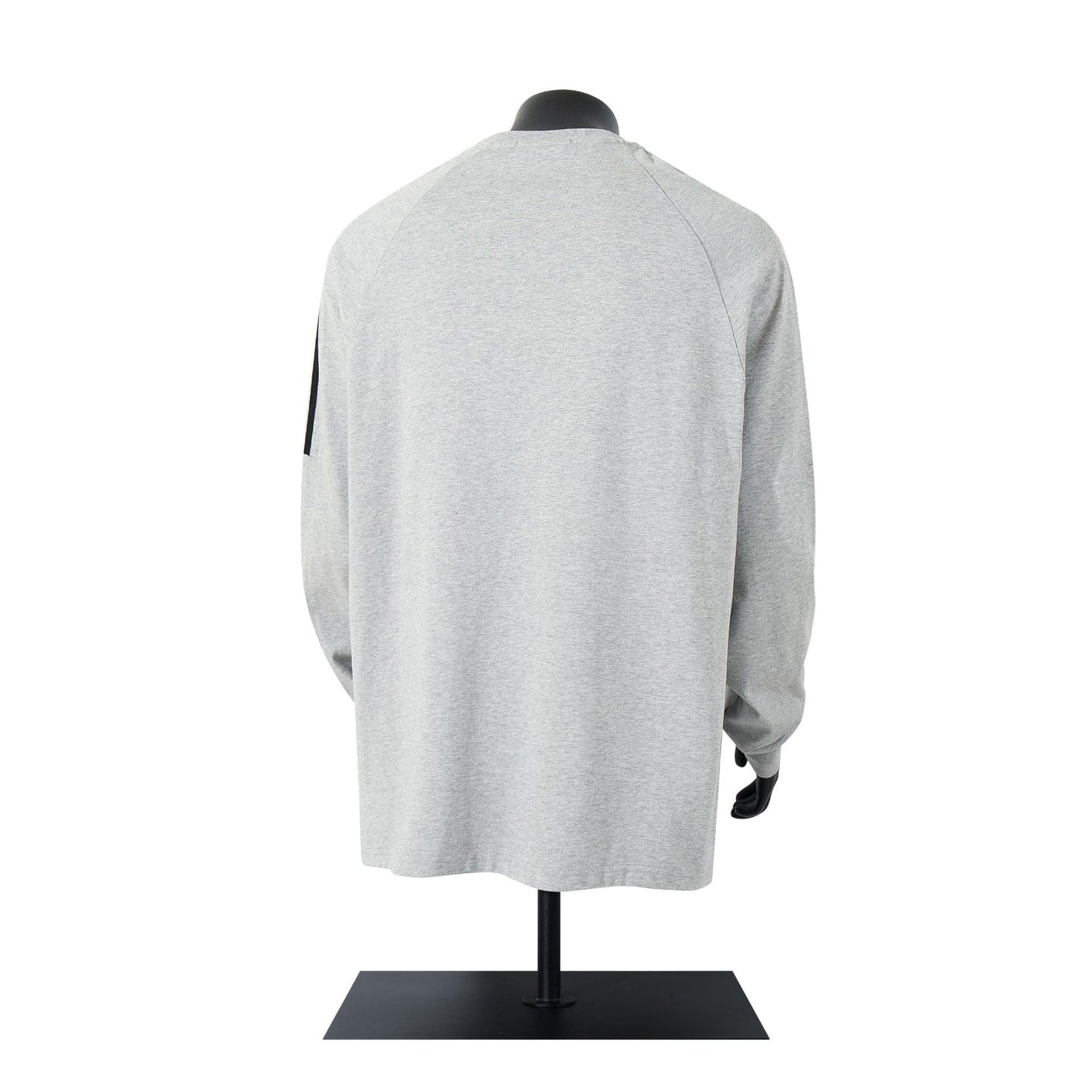 High-Neck Heavyweight Stripe Long Sleeve T-Shirt WN25629