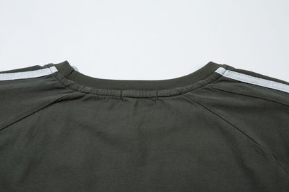 Gradient Wash Damage Short Sleeve T-Shirt WN16143