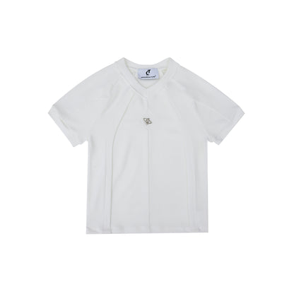 3D Texture Slim Fit Short Sleeve T-Shirt WN5312