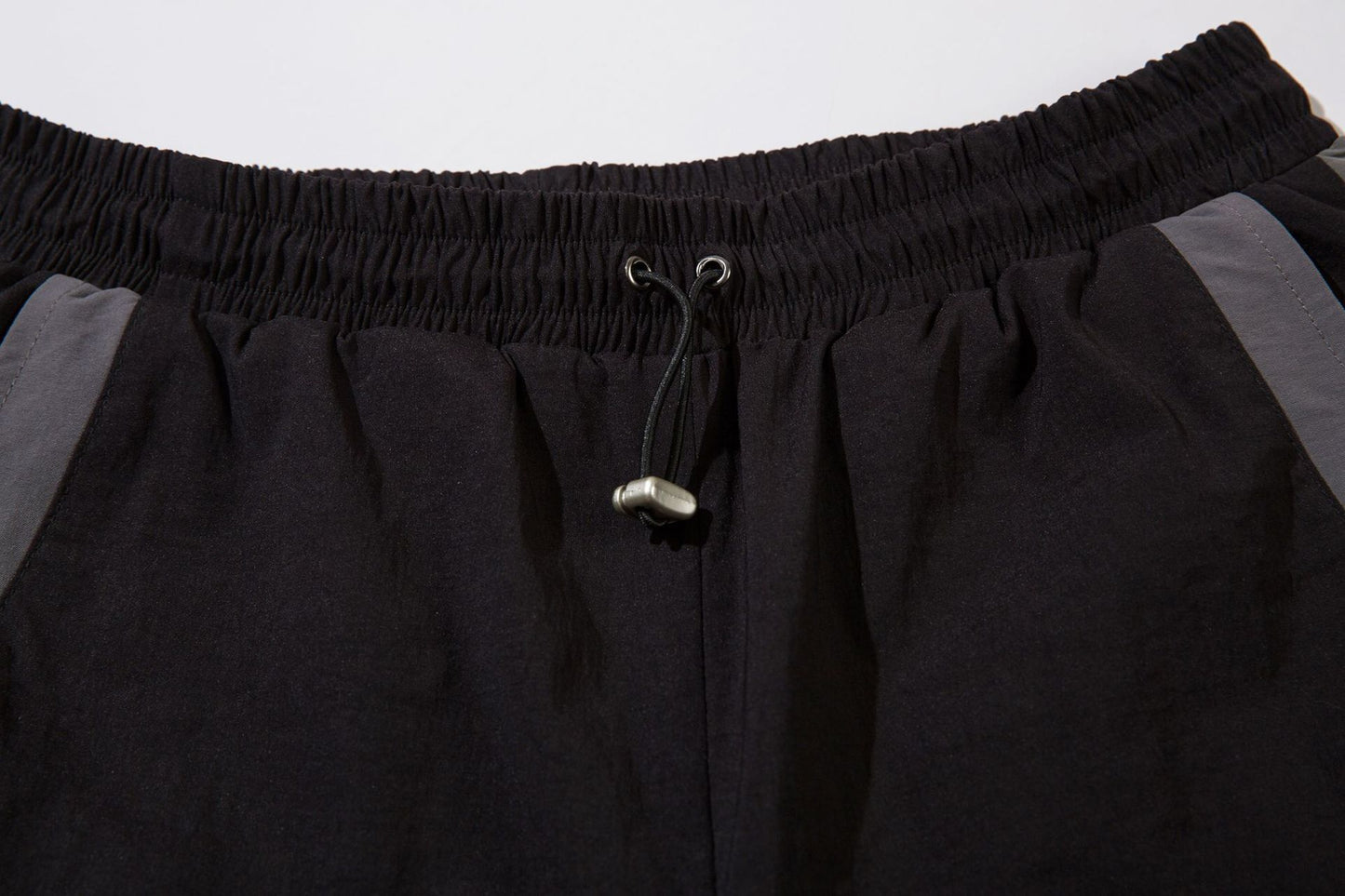 Panel Drawstring Straight Sporty Pants WN25767
