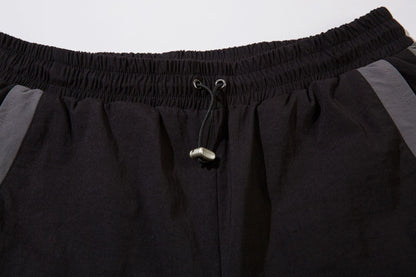 Panel Drawstring Straight Sporty Pants WN25767