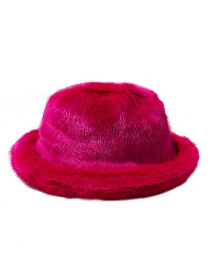 Fake Fur Bucket Hat WN21129
