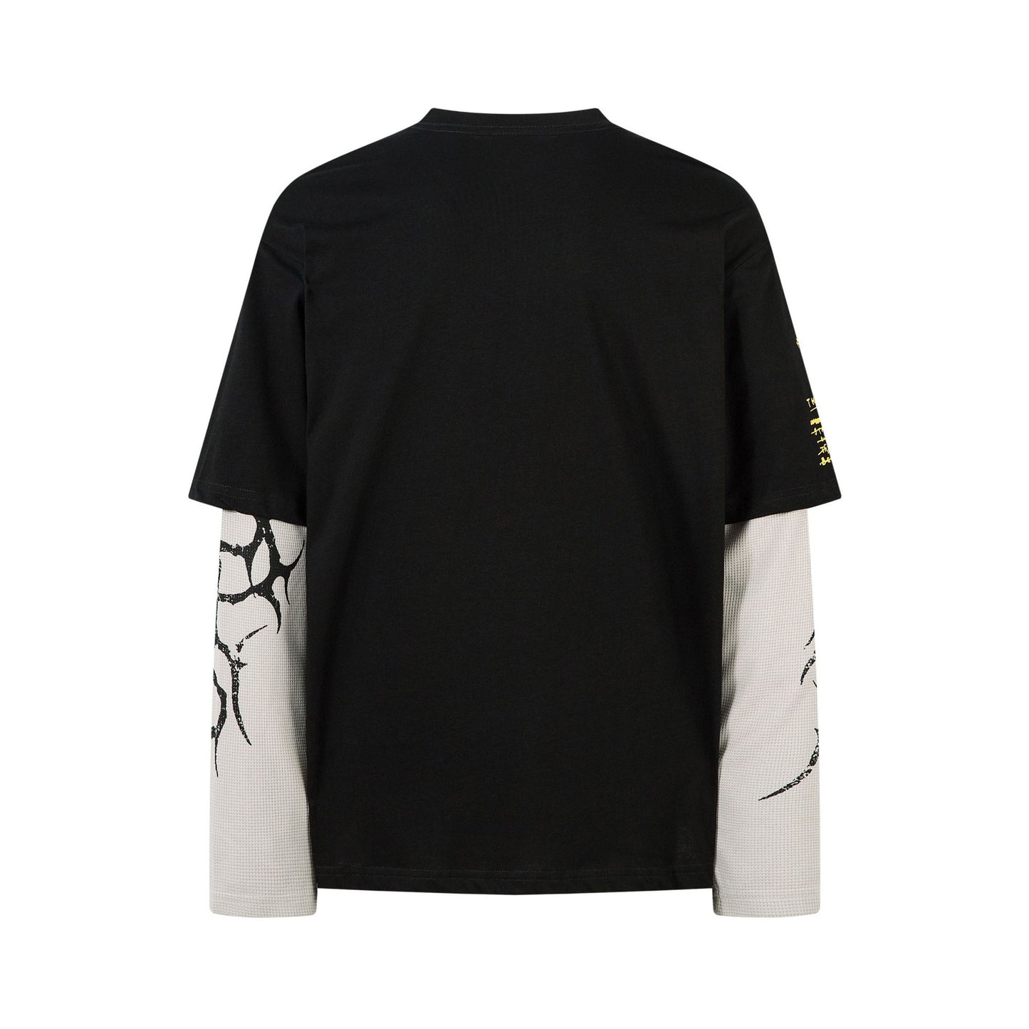 Fake Layered Paint Graphic Long Sleeve T-Shirt WN26159