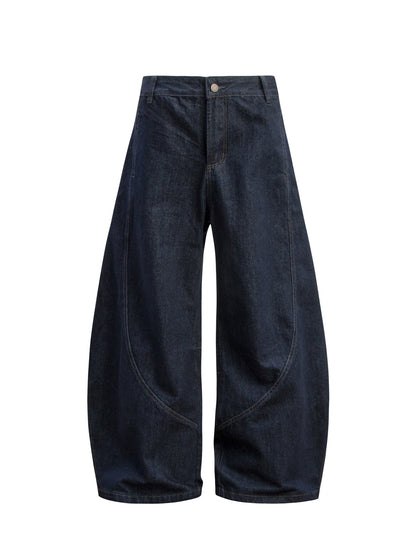 Panel Wide Leg Denim Jeans WN26279