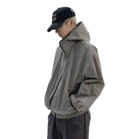 Thin Sunscreen Wind Hooded Jacket WN7503