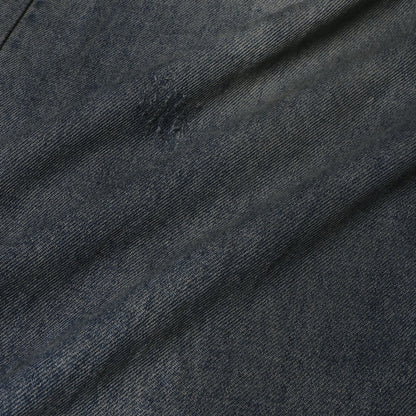 Washed Damage Wide Leg Denim Jeans WN26087