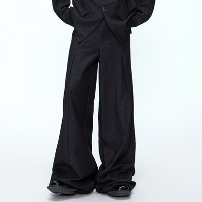 Deconstruction Tailored Jacket & Flare Trousers Setup WN21236