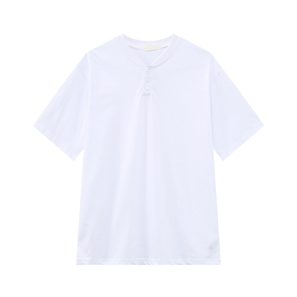Solid Color Short Sleeve Polo Shirt WN24957