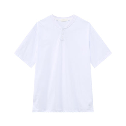 Solid Color Short Sleeve Polo Shirt WN24957