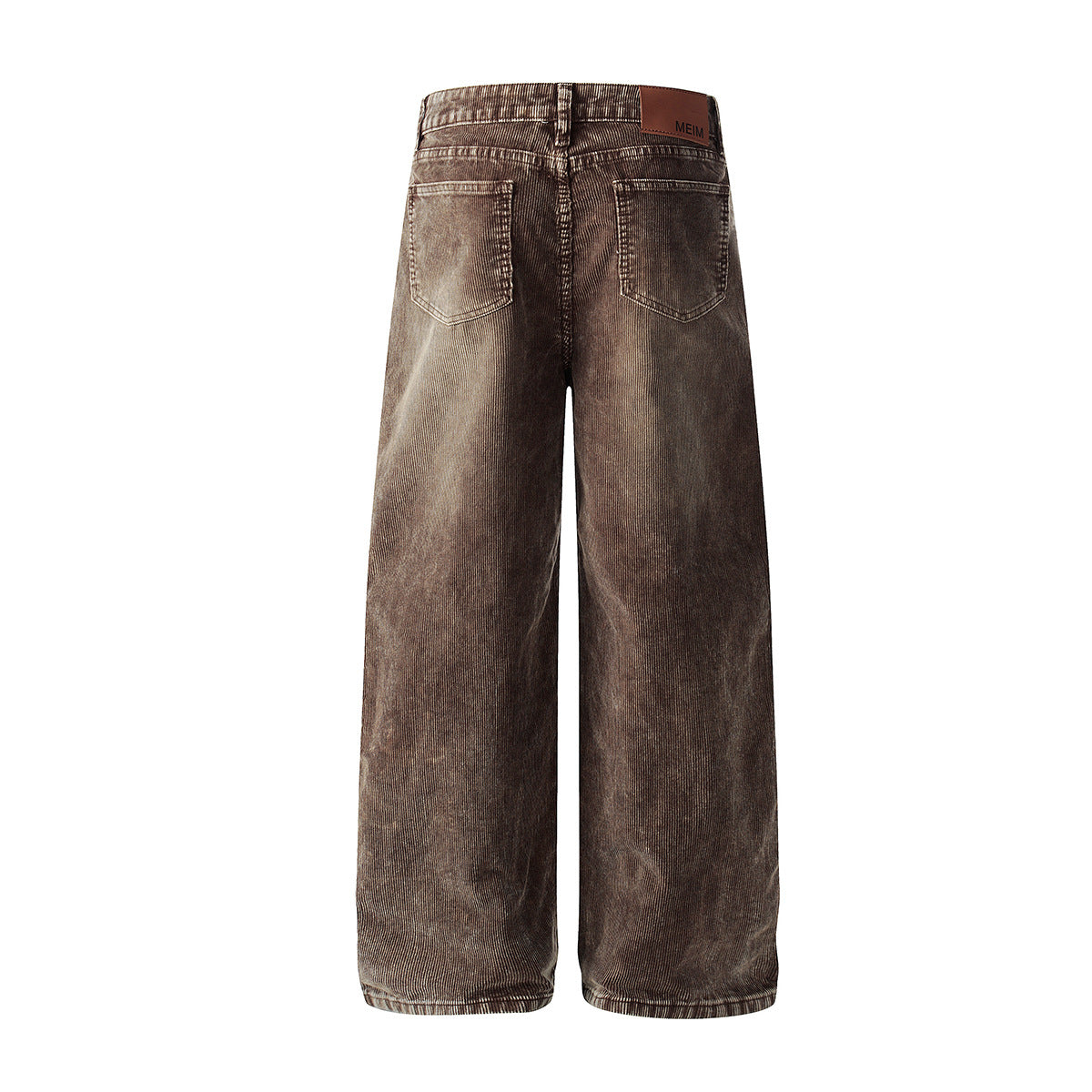 Faded Straight Denim Jeans WN25788
