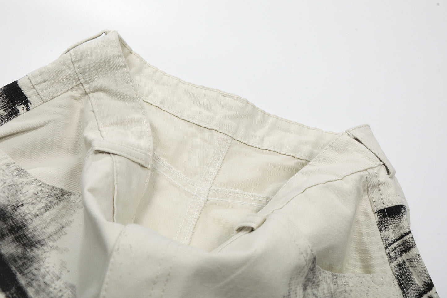 Brush Paint Cropped Pants WN25508