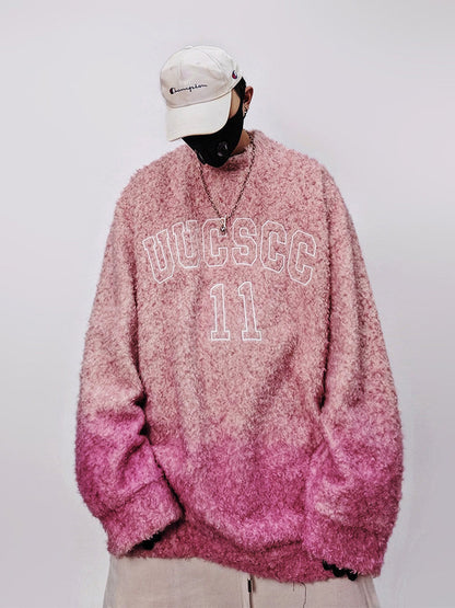 Mohair Oversize Knit Sweater WN23970