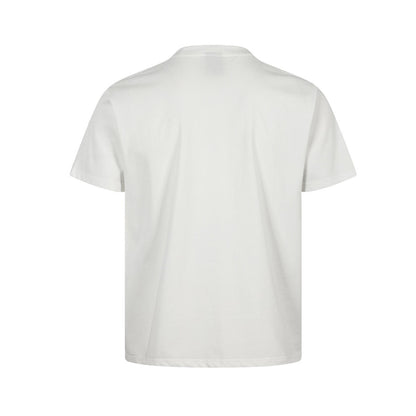 Graffiti Print Cotton Short Sleeve T-Shirt WN25729