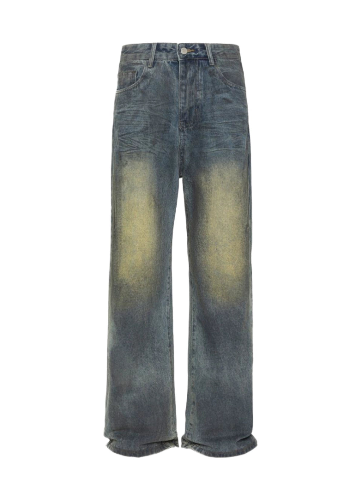 Wide-Leg Straight Denim Jeans WN5246