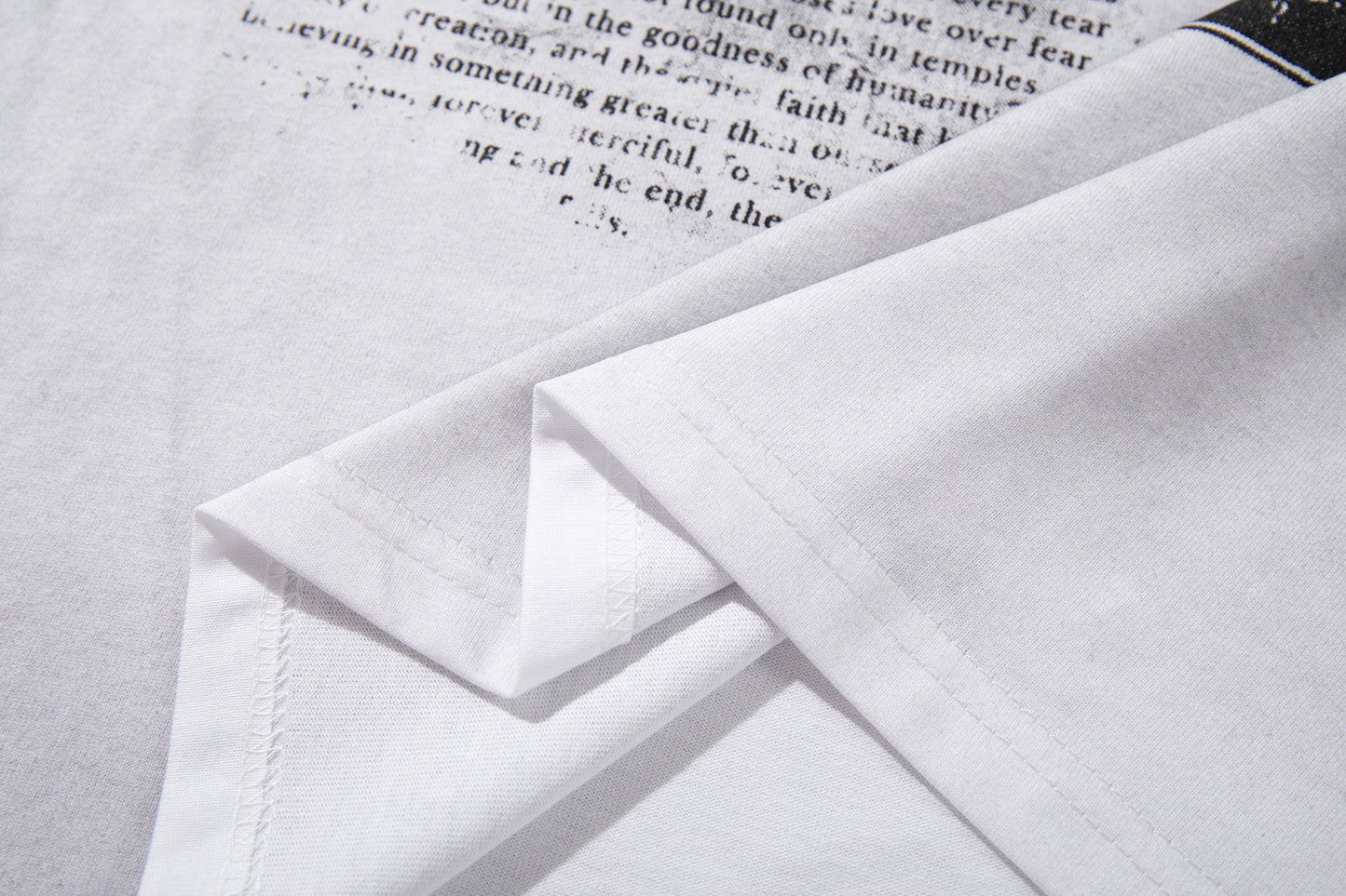 Portrait Letter Print Short Sleeve T-Shirt WN25545