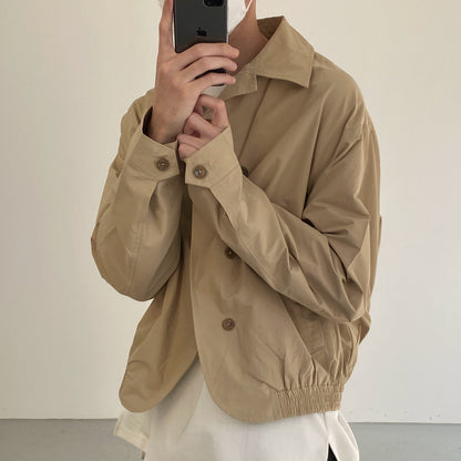 Curved Placket Short Jacket WN21657