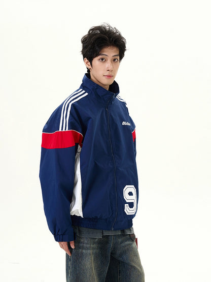 Patchwork Three-Stripe Athletic Jacket WN9498