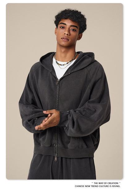 Oversize Zipper Hoodie WN23119