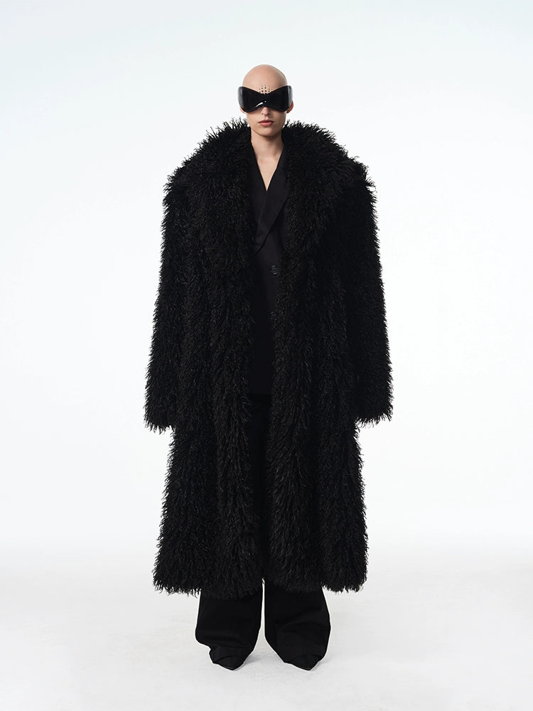 Heavy Fake Fur Oversize Coat WN21321