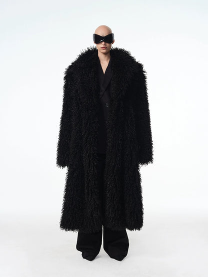 Heavy Fake Fur Oversize Coat WN21321