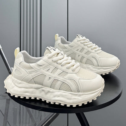 Breathable Platform Height-Increasing Dad Sneakers WN24758