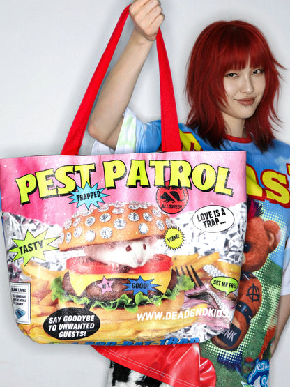 Graphic Print Tote Bag WN22271