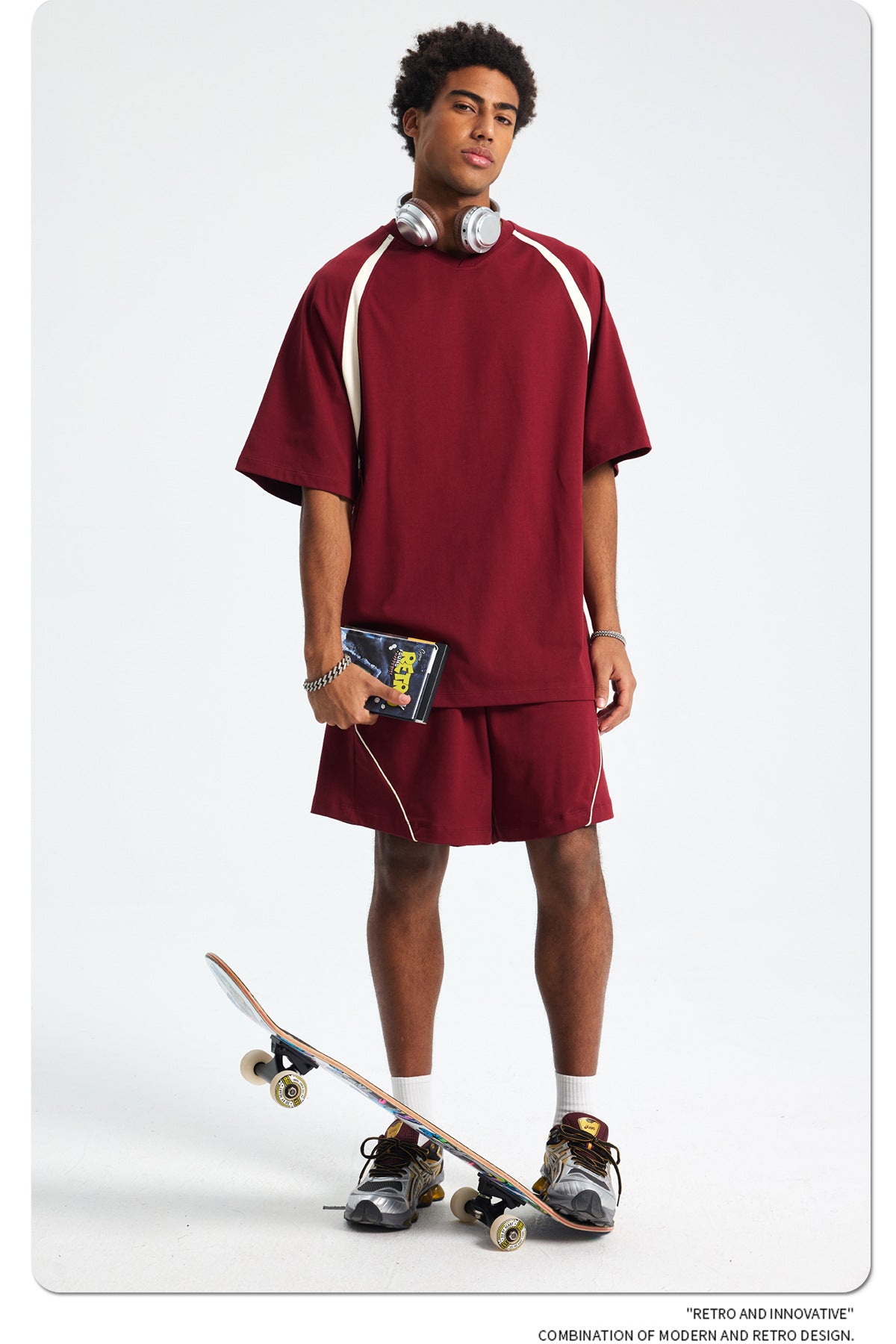 Quick-Dry Breathable Short Sleeve T-Shirt & Half Pants Setup WN16268