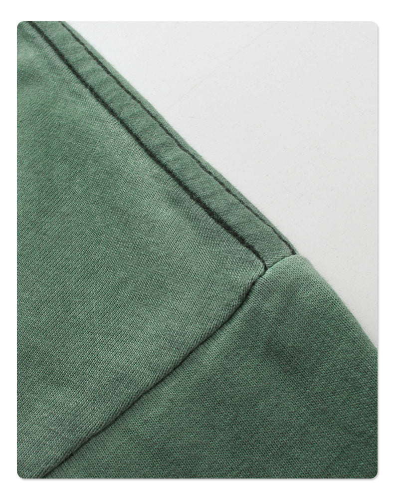 Vintage Dyed Oversize Short-sleeve T-shirt & Vintage Dyed Short Sweatpants Setup WN6642