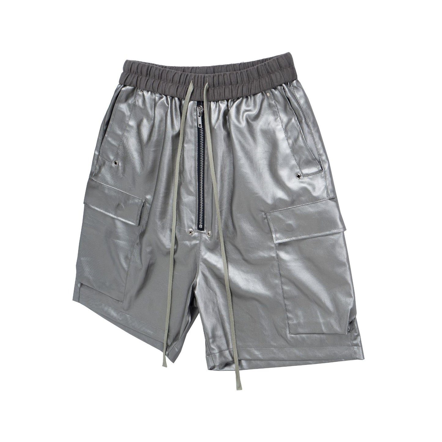 Matte Coated Cargo Half Pants WN16173