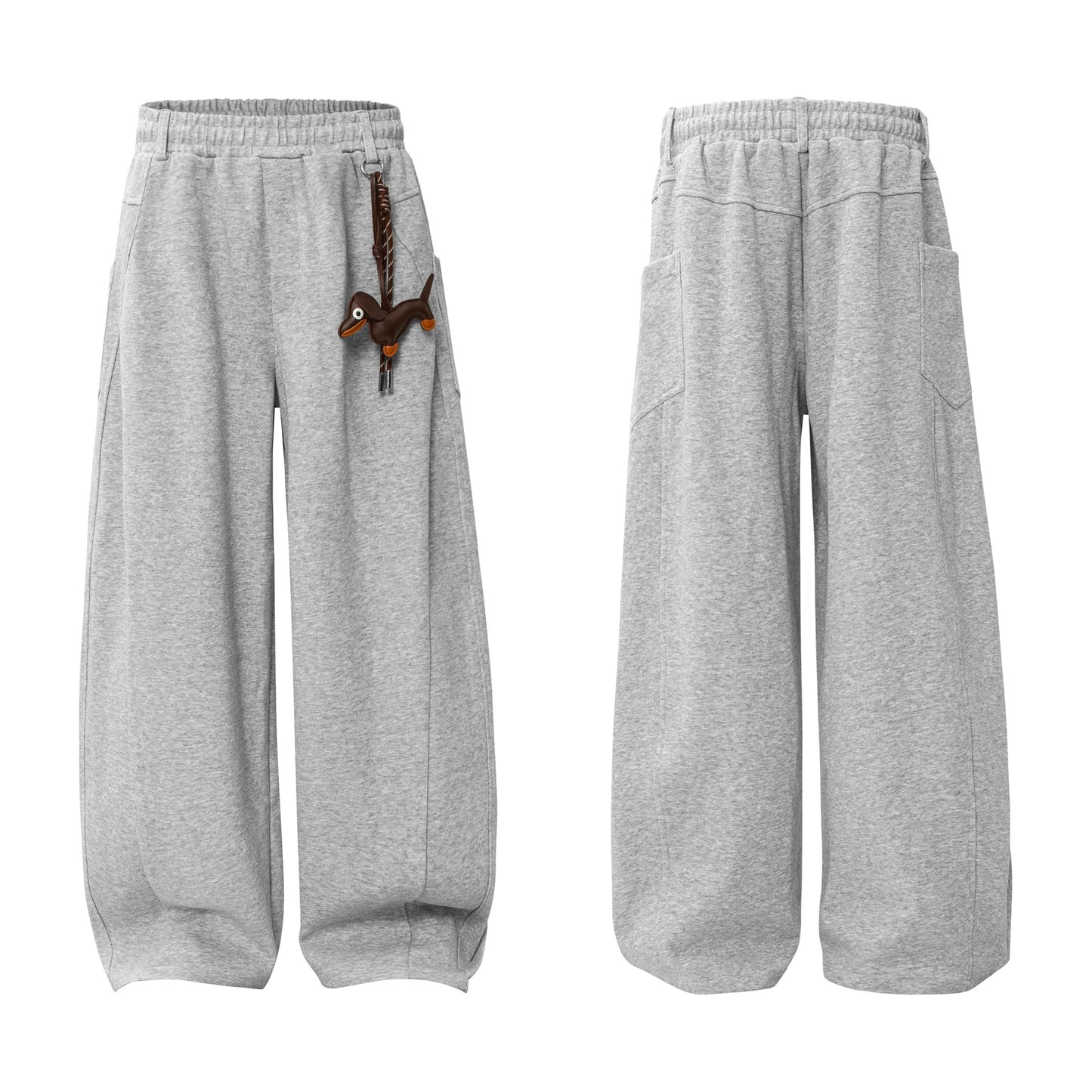 Pendant Wide Leg Barrel Sweaetpants WN26072