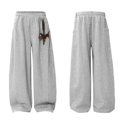 Pendant Wide Leg Barrel Sweaetpants WN26072
