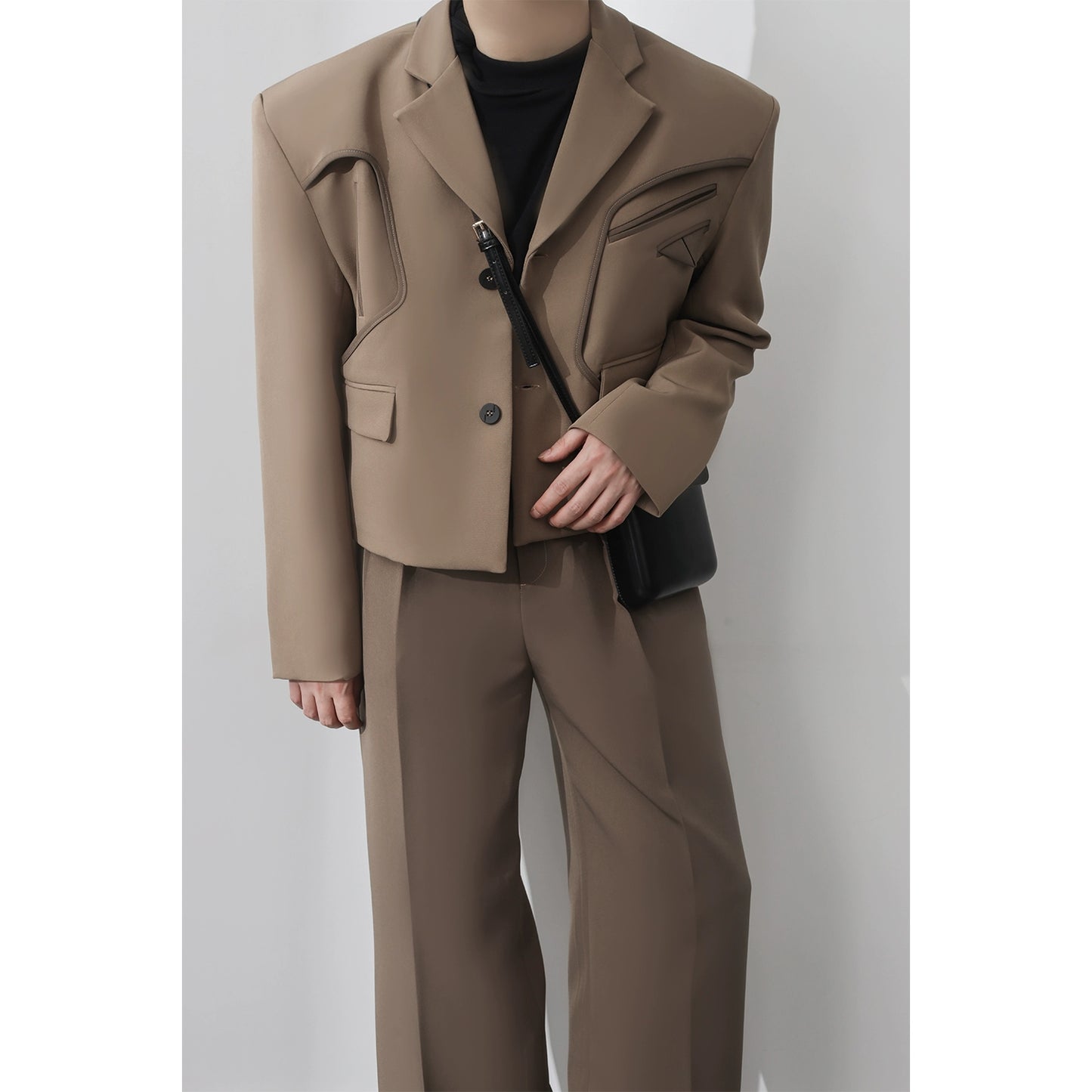 Short Tailored Jacket & Trousers Setup WN11775