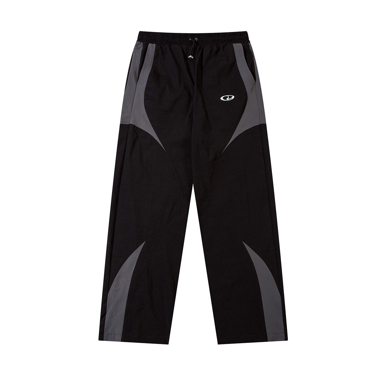 Panel Drawstring Straight Sporty Pants WN25767