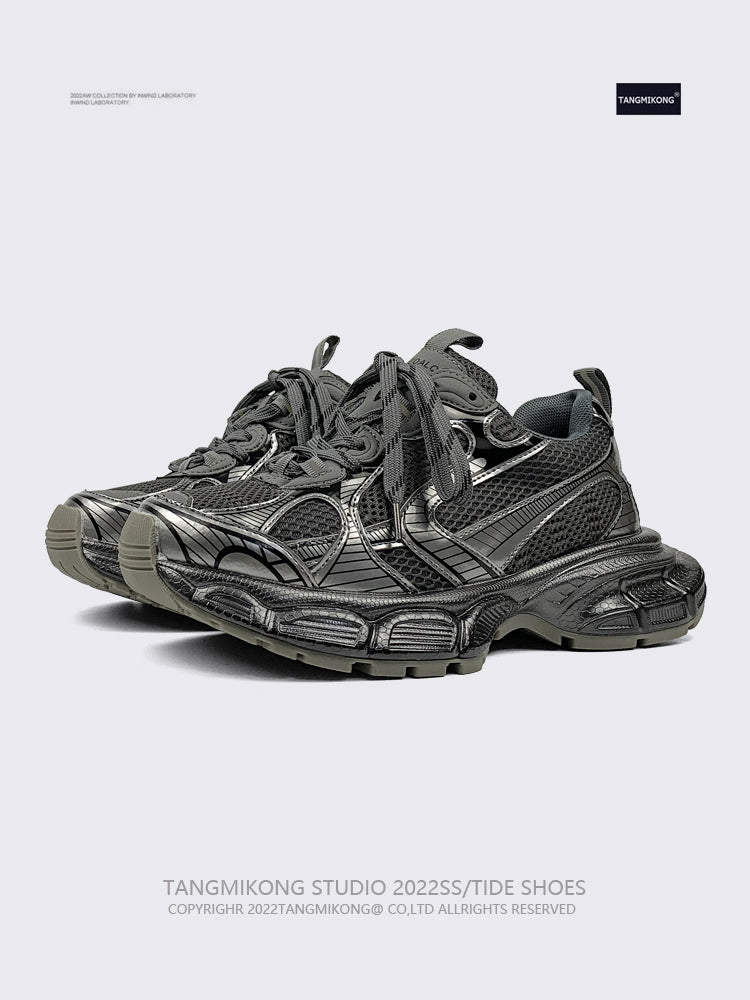 Mesh Thick Sole Sporty Sneakers WN21247