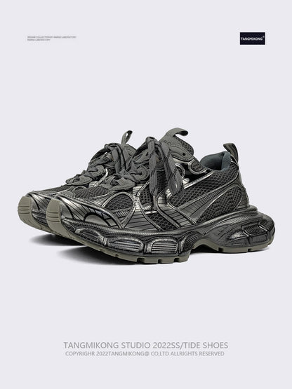 Mesh Thick Sole Sporty Sneakers WN21247