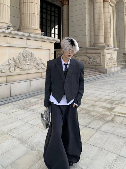 Structured Design Shoulder-Pad Jacket WN19738