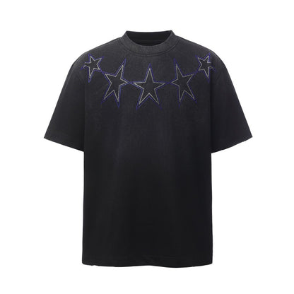 Star Rhinestone Short Sleeve T-Shirt WN26753