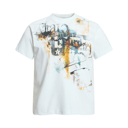 Paint Graphic Art Print Short Sleeve T-Shirt WN25991
