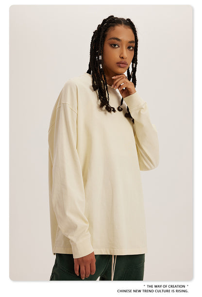 Oversize Washed Long Sleeve T-Shirt WN6052