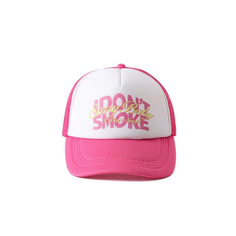 Letter Print Colorful Trucker Cap WN10116