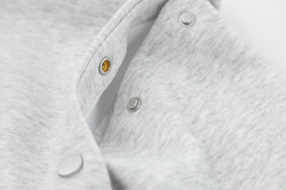 Detachable Sleeve Oversize Pullover Hoodie WN11113