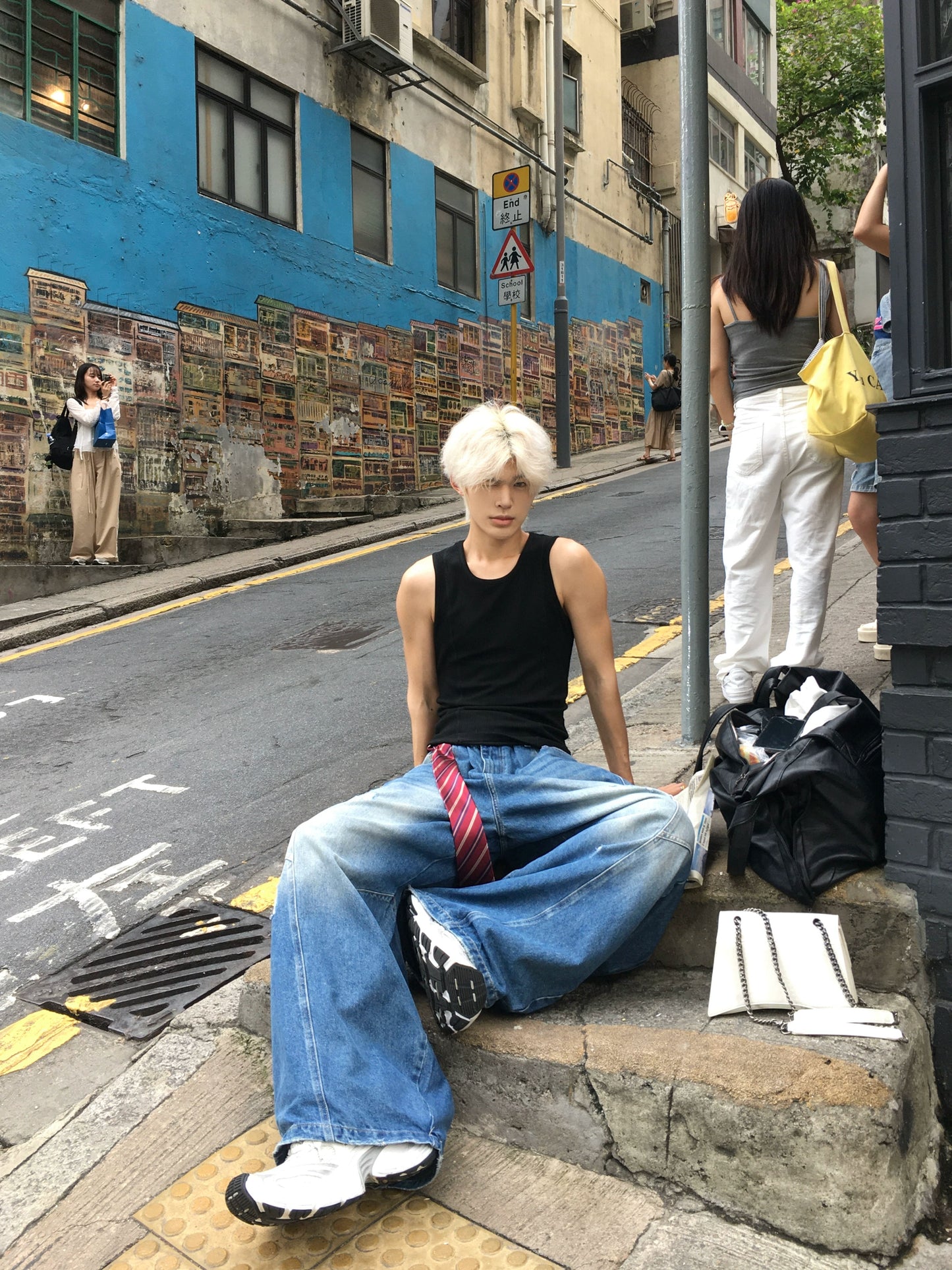 Stretch Plain Knit Vest WN19912