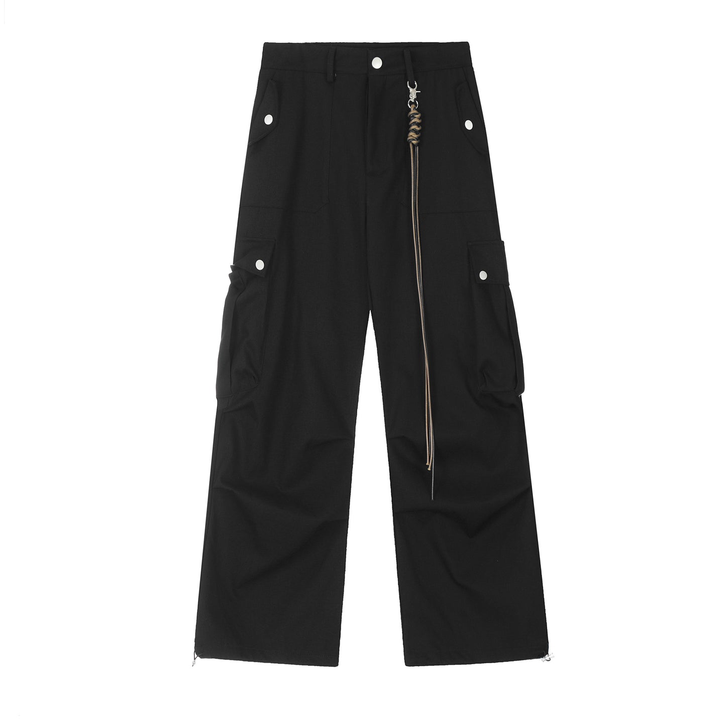 Wide-Leg Straight Cargo Pants WN11104