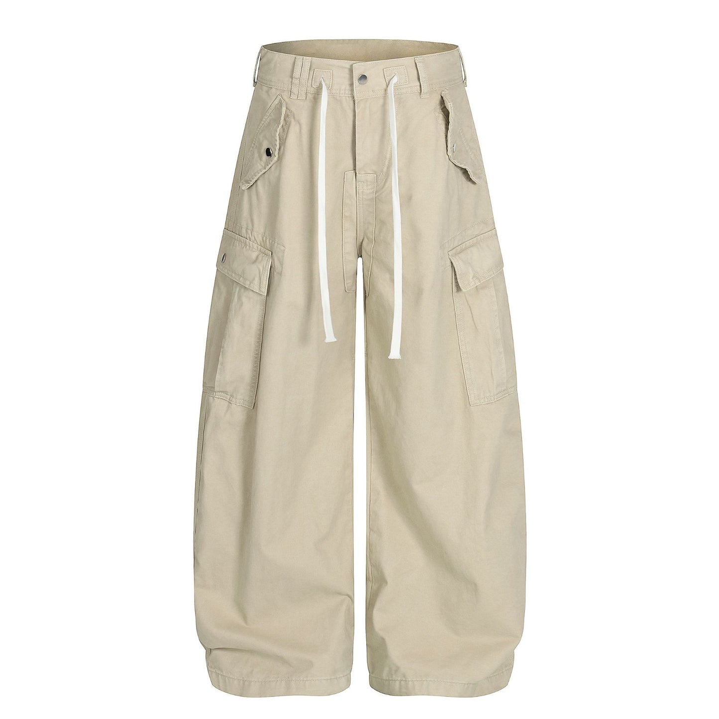 Drawstring Cargo Wide Leg Pants WN25928