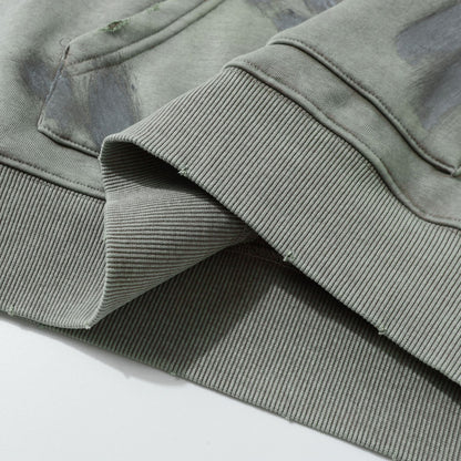 Heavyweight Washed Fleece Lining Pullover Hoodie WN25682